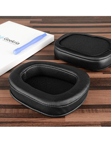 Almohadillas de Reemplazo Geekria para Auriculares Logitech G533 G633 G635 G933 G935 - 2 Unidades