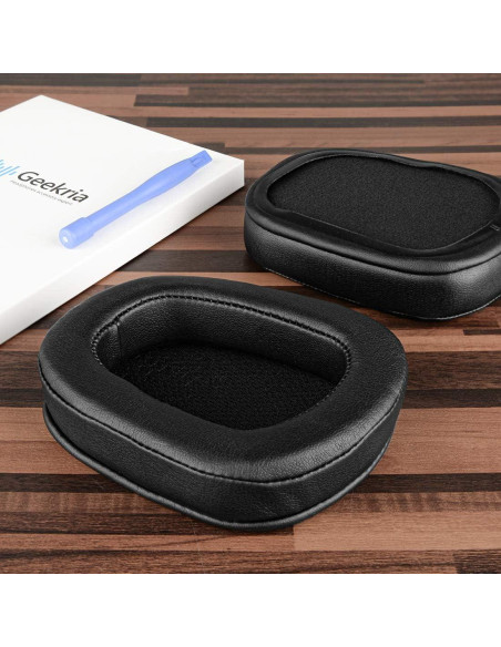 Almohadillas de Reemplazo Geekria para Auriculares Logitech G533 G633 G635 G933 G935 - 2 Unidades