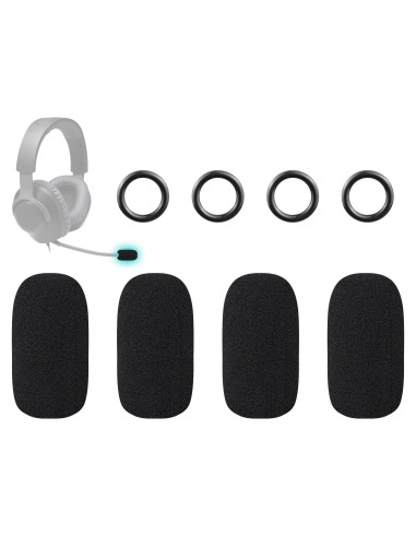 Funda de Micrófono SOULWIT para Auriculares JBL Quantum - Negro