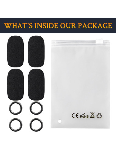 Funda de Micrófono SOULWIT para Auriculares JBL Quantum - Negro