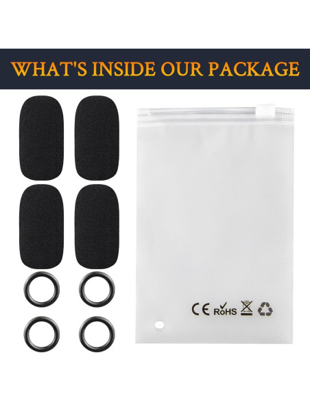 Funda de Micrófono SOULWIT para Auriculares JBL Quantum - Negro