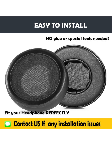 Almohadillas de Reemplazo Pioneer HDJ-X5/X7/X10 Cuero de Proteína