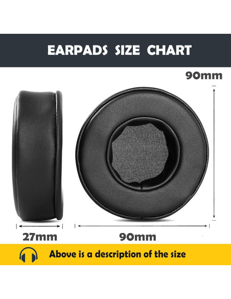 Almohadillas de Reemplazo Pioneer HDJ-X5/X7/X10 Cuero de Proteína