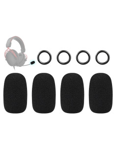 Filtro Pop de Espuma SOULWIT para Micrófono de Auriculares - Negro