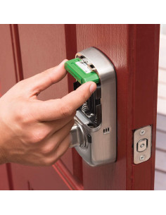 Cerradura Táctil Yale con Z-Wave y Manija Ridgefield - Negro 2