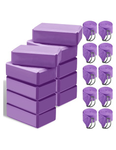 Conjunto de Yoga Outus 20 Piezas Bloques y Correas EVA