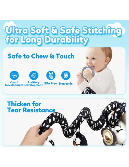 Juguete Colgante para Silla de Auto GKDOMS Oso - 0 a 6 años