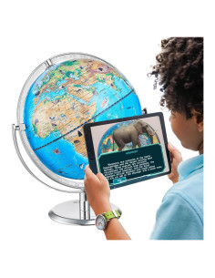 Globo Terráqueo Interactivo VEVOR 10" con App AR LED
