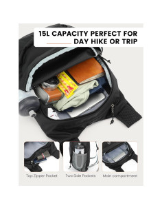Mochila Plegable SKYSPER 15L Unisex Ligera Resistente al Agua 2