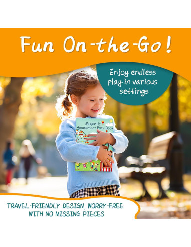 Rompecabezas Magnético Parque de Diversiones ROHSCE 42 Imágenes