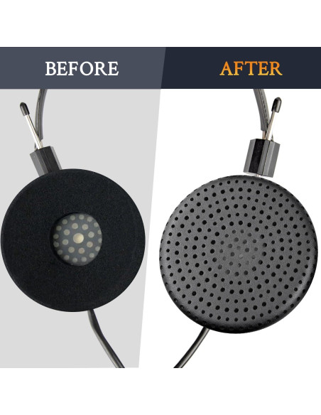 Almohadillas de Repuesto SOULWIT para Auriculares Grado GS1000/PS1000 - Negro