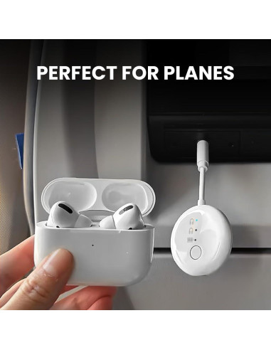 Adaptador Bluetooth Avantree SoundJet R1 20H Batería Blanco