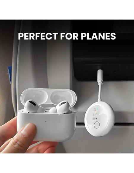 Adaptador Bluetooth Avantree SoundJet R1 20H Batería Blanco