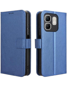 Funda de cuero PU Infinix Smart 9 4G / Hot 50i 4G Azul 2