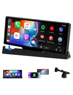Soporte Pantalla 10.26" Apple CarPlay Jelkuz con Bluetooth