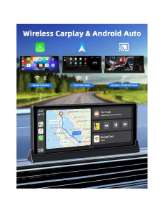 Soporte Pantalla 10.26" Apple CarPlay Jelkuz con Bluetooth 2