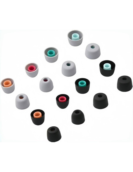 Consejos de Reemplazo Sony WF-1000XM5 - 4 Pares Silicona Negra Consejos de Reemplazo Sony WF-1000XM5 - 4 Pares Silicona Negra