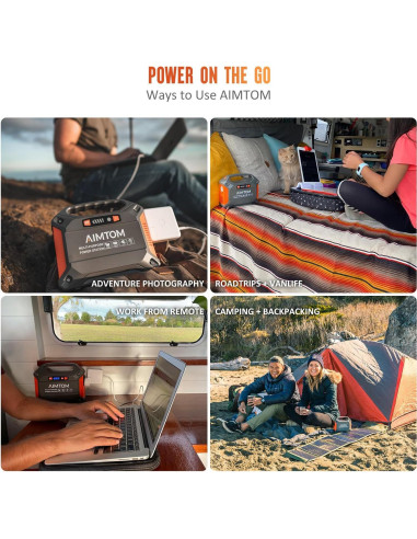 Estación de Energía Portátil AIMTOM SPS-155 155Wh 42000mAh