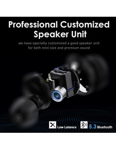 Auriculares Inalámbricos PALOVUE 6877B Bluetooth 5.3 Estéreo 2