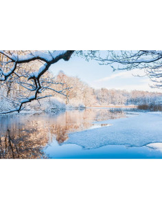 Rompecabezas 2000 Piezas Noah Paisaje Invernal Suecia 2