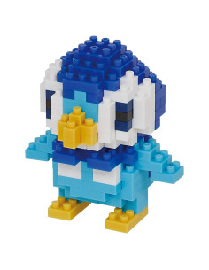 Nanoblock Piplup Pokémon - Kit de Construcción 170 Piezas