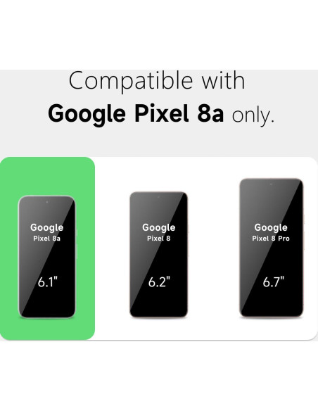 Funda de Silicona Ultra Fina LoeoeL para Google Pixel 8A Azul Funda de Silicona Ultra Fina LoeoeL para Google Pixel 8A Azul