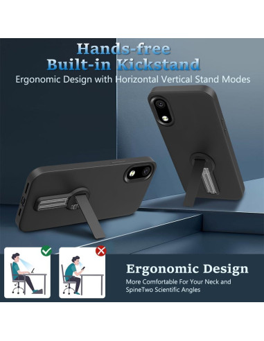 Funda Protectora ZTE Avid 579 / Z5156CC con Soporte y Protector