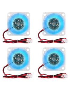 4 Ventiladores 30mm RGB DC 12V Shutao 3010 Silenciosos