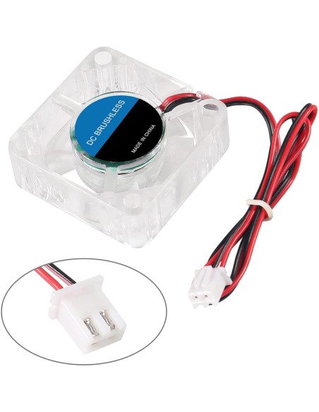 4 Ventiladores 30mm RGB DC 12V Shutao 3010 Silenciosos