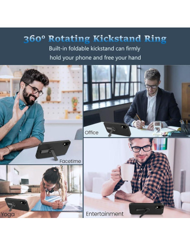 Funda Protectora ZTE Avid 579 / Z5156CC con Soporte y Protector