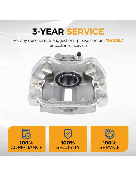 Caliper de Freno de Disco Trasero PAROD para Toyota Highlander 2004-2007