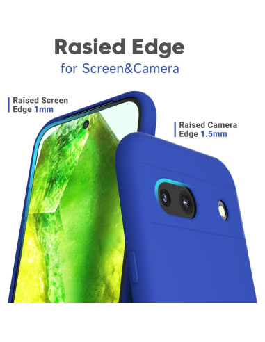 Funda de Silicona Ultra Fina LoeoeL para Google Pixel 8A Azul