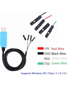 Cable USB a TTL PL2303TA NOYITO - Paquete de 2, 3.5cm 2