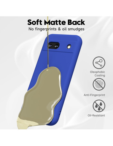 Funda de Silicona Ultra Fina LoeoeL para Google Pixel 8A Azul