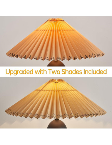 Lámpara de Mesa Moderna Fetason Negra 40.6cm con Bombilla E12