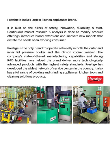 Olla a presión Prestige Deluxe Alpha 4L Acero Inoxidable