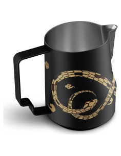 Jarra para Espumar Leche MHW-3BOMBER 450ml Negro/Oro