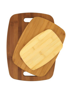 Juego de tablas de cortar de bambú GoodCook 3 piezas 15x30 cm