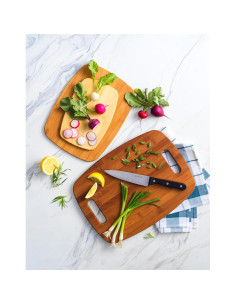 Juego de tablas de cortar de bambú GoodCook 3 piezas 15x30 cm 2