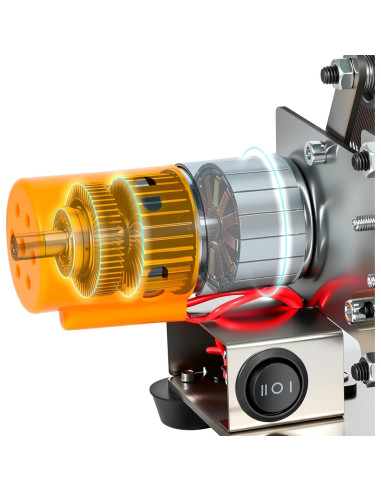 Mini Lijadora de Banda Eléctrica KZU 9000RPM 7 Velocidades