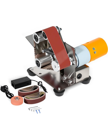 Mini Lijadora de Banda Eléctrica KZU 9000RPM 7 Velocidades