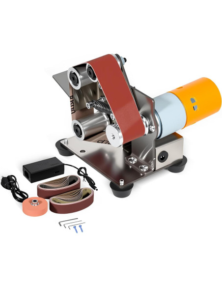 Mini Lijadora de Banda Eléctrica KZU 9000RPM 7 Velocidades