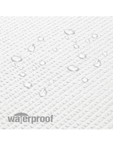 Cortina de Ducha OVZME 182.88x182.88 cm Blanca Texturizada