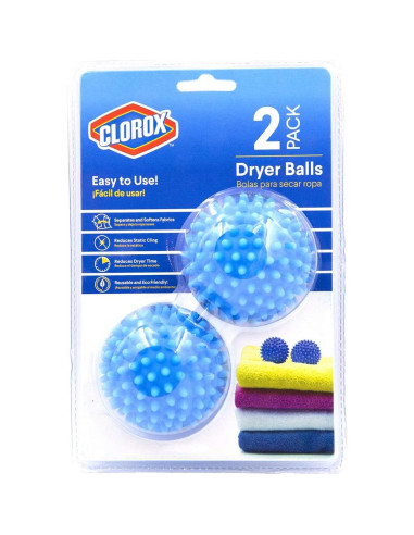 Pelotas de Secadora Reutilizables Clorox - Paquete de 2