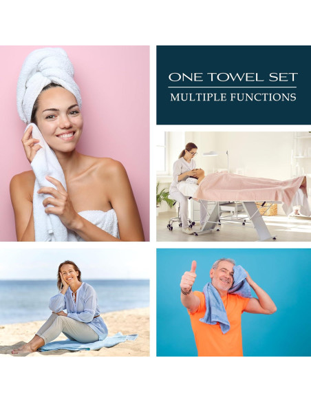 Juego de Toallas Premium Mocassi 100% Algodón Turco 6 Piezas Taupe Juego de Toallas Premium Mocassi 100% Algodón Turco 6 Piezas Taupe