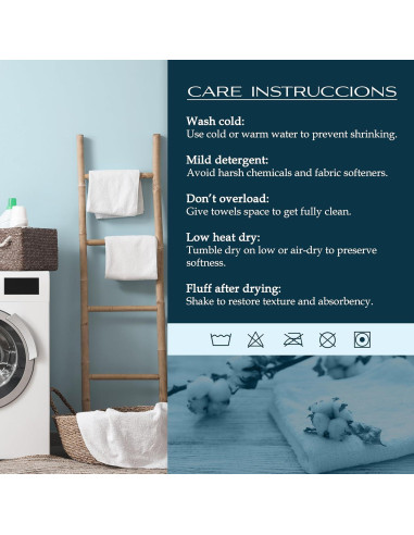 Juego de Toallas Premium Mocassi 100% Algodón Turco 6 Piezas Taupe