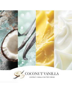 Vela Aromática de Coco y Vainilla 340g 60 Horas 3 Mechas 2