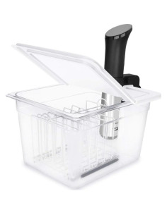 Contenedor Sous Vide 12 Litros Everie con Tapa Plegable y Soporte 2