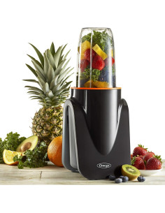 Licuadora Personal Omega PBL1000BD 1000W 2 Tazas Mezcla Negra 2