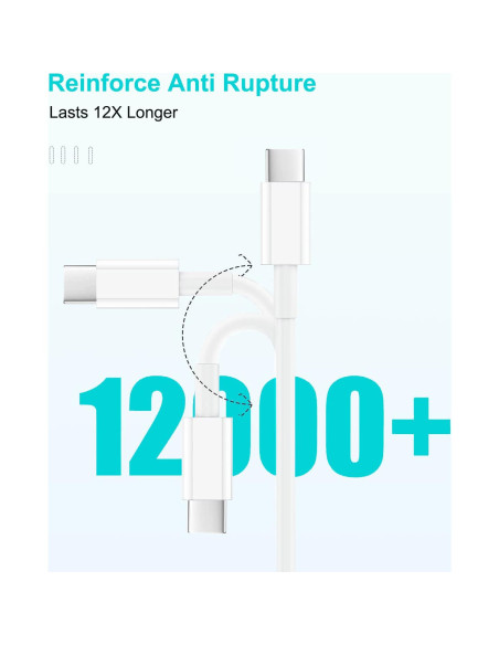 Cargador Rápido USB C 20W Sunsron + Cable 10FT para iPad